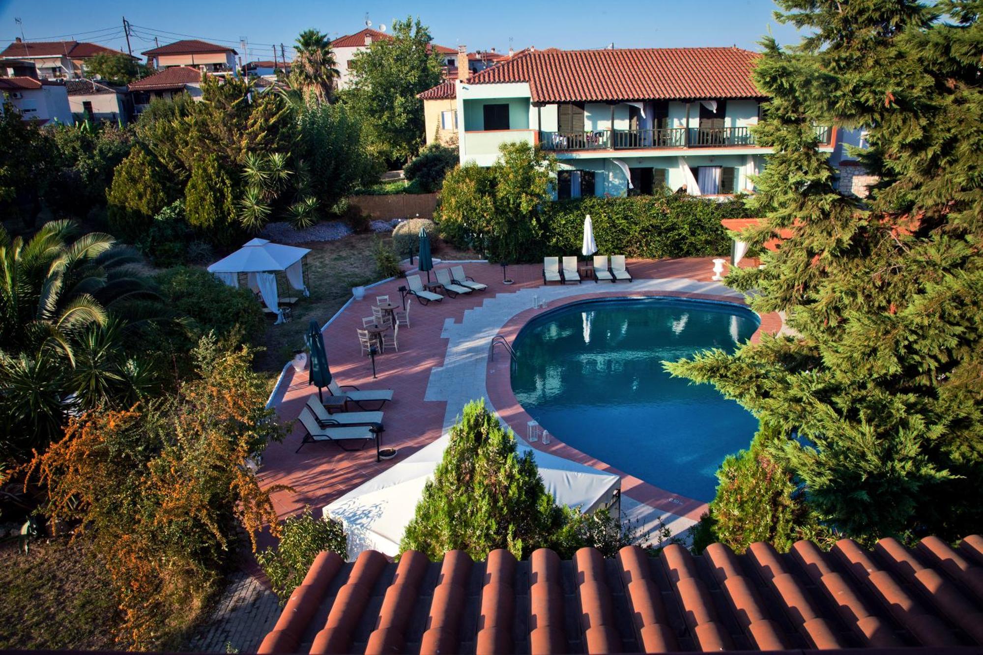 Eden Hotel Áfitos Exterior foto